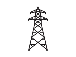 Power Tower vector line art