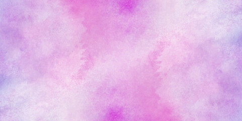 Abstract smooth pastel light pink wet effect hand drawn canvas aquarelle background, watercolor paper textured illustration, abstract aquarelle emerald backdrop and horizontal template.