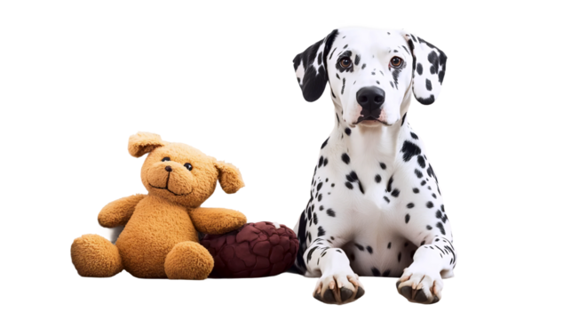 Pongo the Dalmatian Enjoying a Relaxing Moment on the Couch