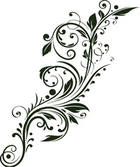 Beautiful flower art and mandala vector design