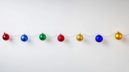 Colorful Christmas lights symbolize festive joy and warmth.