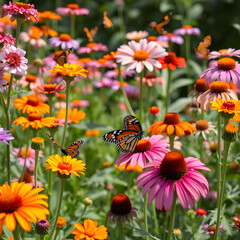 A Garden Plant Paradise Full of Life and Nature