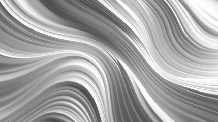 Abstract Swirling Grey and White: Elegant grayscale abstract artwork featuring sinuous, flowing curves and lines creating a dynamic and modern design.