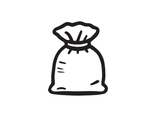 Sandbell vector line art