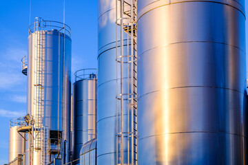 modern industry silo in austria