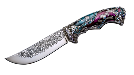 Ornate Carved Decorative Knife