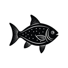 Fototapeta premium Flat and Minimal Sunfish icon vector illustration isolated on white background