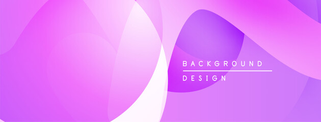 Abstract purple background. Overlapping shapes create soft gradients, modern design element for digital projects. Minimalist aesthetic.