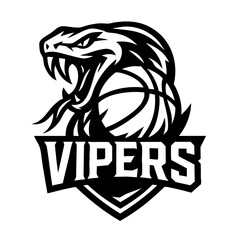 Vipers Sport Logo Animal Icon Symbol