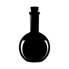 Chemical glass tube lab equipment vector illustration