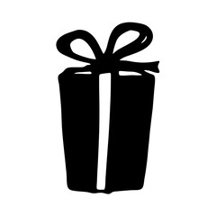 Gift box present package vector illustration