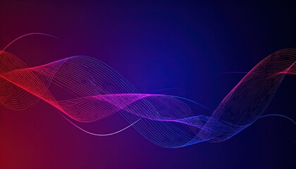 Abstract design with vibrant color waves.