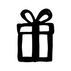 Gift box present package vector illustration