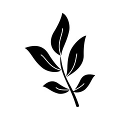 Leaves Icon Glyph
