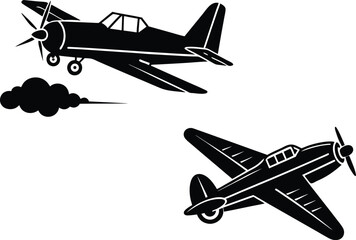 airplane vector illustration