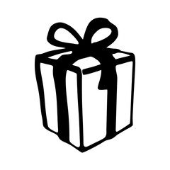 Gift box present package vector illustration