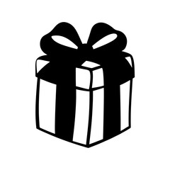 Gift box present package vector illustration