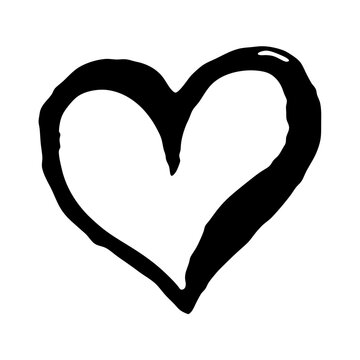 Heart love symbol vector illustration