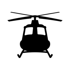 Helicopter flying vehicle vector illustration
