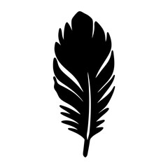Fototapeta premium Peacock feather ornamental vector illustration