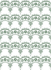Beautiful flower art and mandala vector design