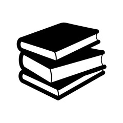 Stack of books education vector illustration
