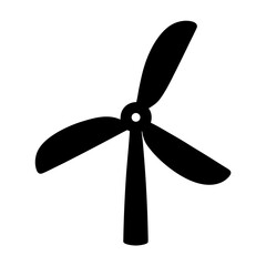 Windmill renewable energy vector illustration
