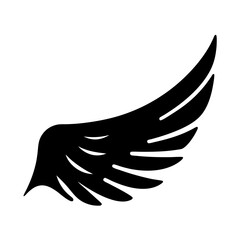 Wing bird feather vector illustration
