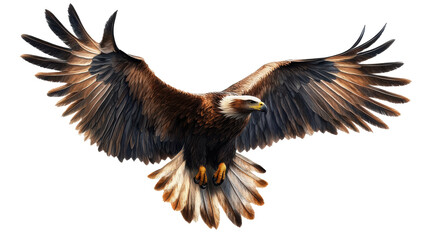Fototapeta premium Majestic Eagle in Flight: A Stunning Display of Power and Freedom