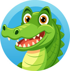 funny crocodile cartoon