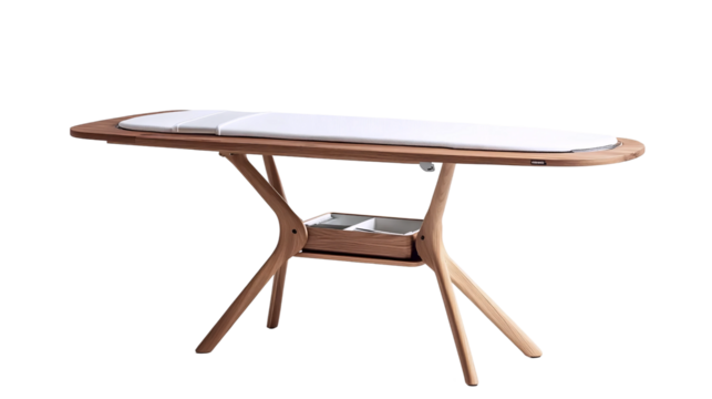 Integrated Storage Ironing Board