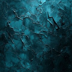 Obraz premium Turquoise Rough Abstract Texture with High Detail and Depth