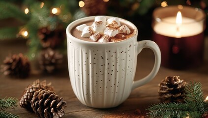 Warm Holiday Hot Chocolate