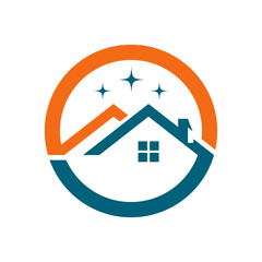 Real estate building property icon, Home Repair Logo Design.