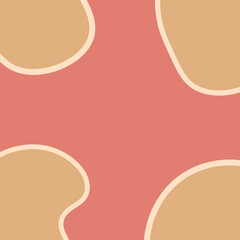 Abstract shapes background: Abstract shapes in warm earthy tones create a visually appealing background design.  The organic forms suggest a calming and natural aesthetic. 