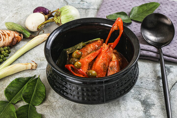 Thai Panang curry witn prawn