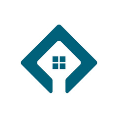 Real estate building property icon, Home Repair Logo Design.