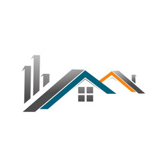 Real estate building property icon, Home Repair Logo Design.