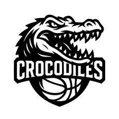 Crocodile Sport Logo Animal Icon Symbol