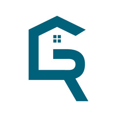 Real estate building property icon, Home Repair Logo Design.