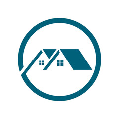 Real estate building property icon, Home Repair Logo Design.