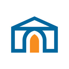 Real estate building property icon, Home Repair Logo Design.