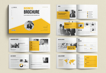 Business Brochure Template Landscape