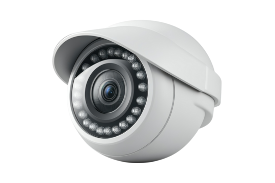 Protecting your peace of mind with vigilant surveillance using advanced security technology on transparent background