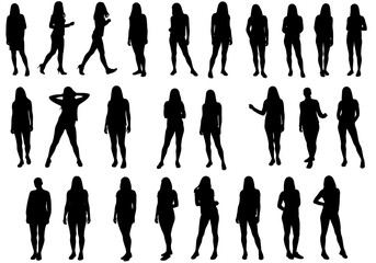 Silhouette Serenade: A Study in Poses