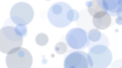半透明のピントがボケた大きな粒子のイラスト