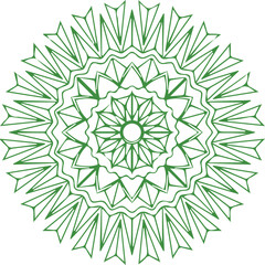Beautiful flower art and mandala vector design