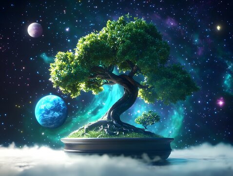 Enchanted Tree of the Universe