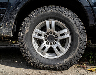 wheel of the car