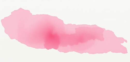 Delicate pink watercolor wash on textured paper, soft light background, pastel, floral